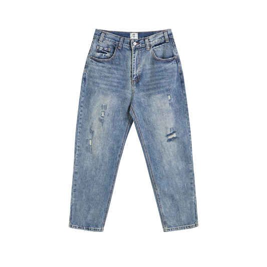 Damage Wash Denim Jeans WN4285