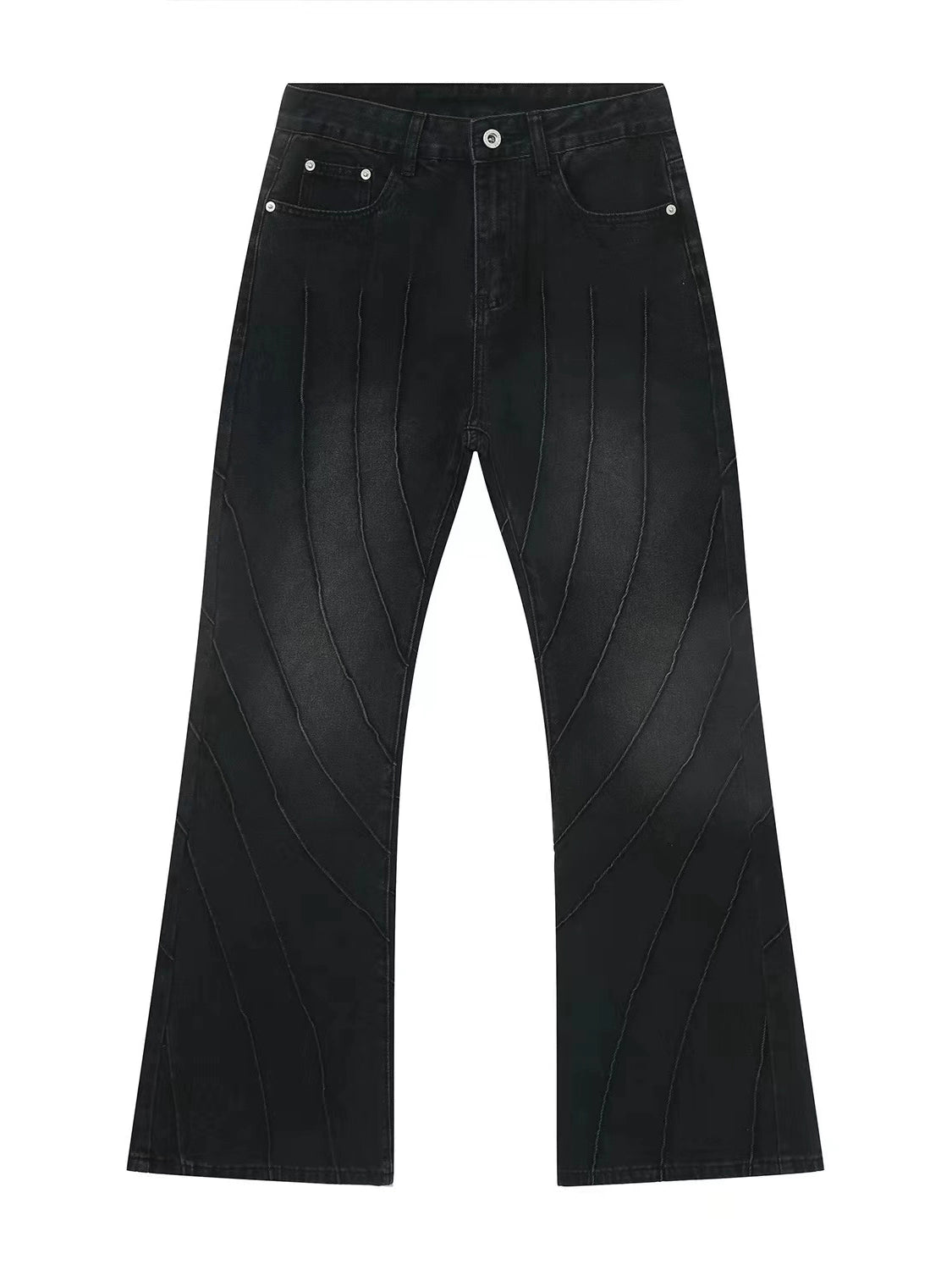 Deconstructed Flare Denim Jeans WN3330