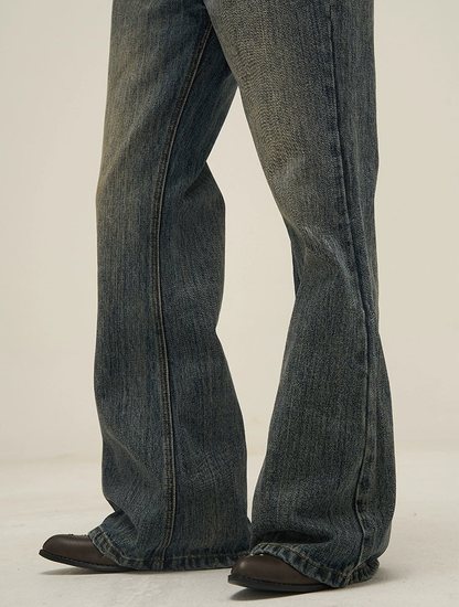 Flared Denim Jeans WN3499