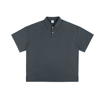 Heavyweight Drop Shoulder Short Sleeve Polo Shirt WN4277