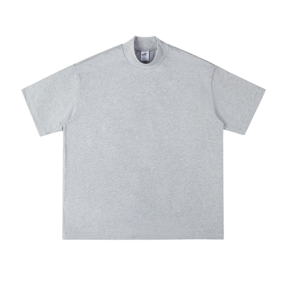 High Neck Heavyweight Short Sleeve T-Shirt WN4299