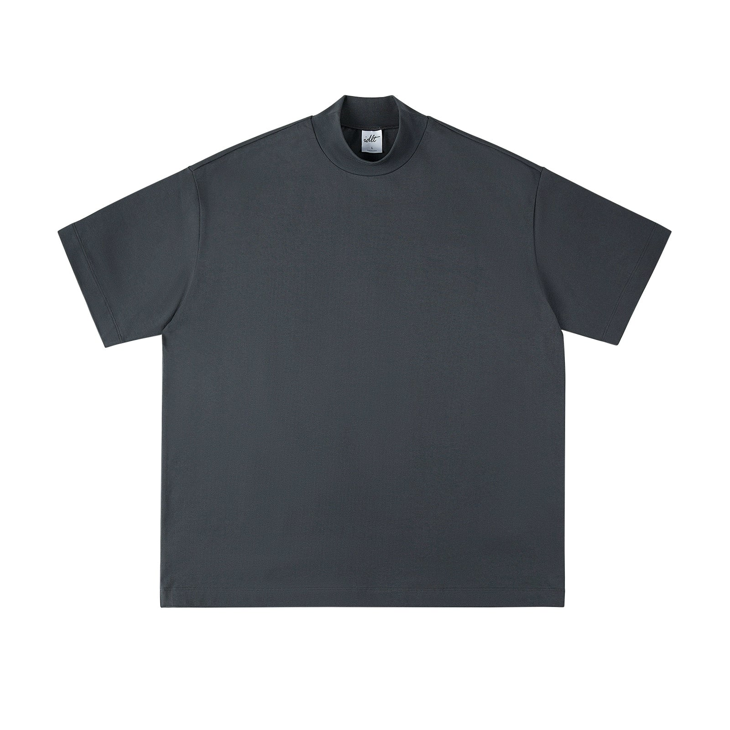 High Neck Heavyweight Short Sleeve T-Shirt WN4299