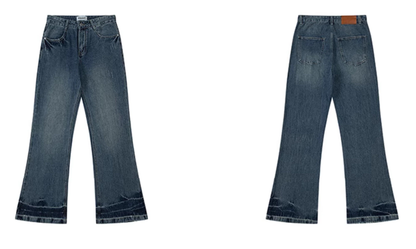 High-waist Flared Deim Jeans WN3216