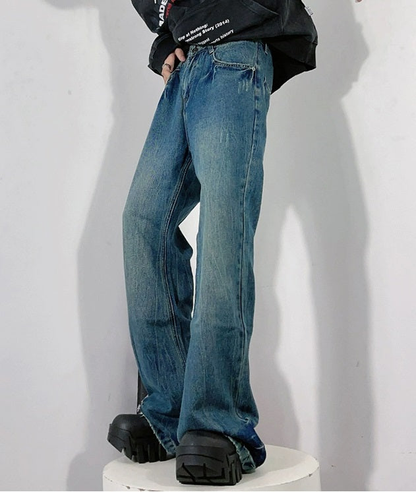 High-waist Flared Deim Jeans WN3216