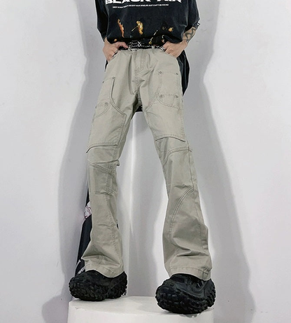 High-waist Flared Pants WN3191