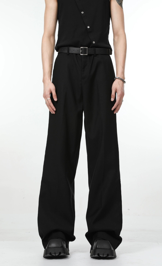 High-waist Straight Trousers WN3711