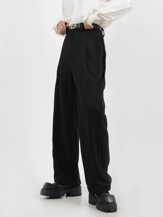 Loose Fit Straight Leg Trousers WN4397