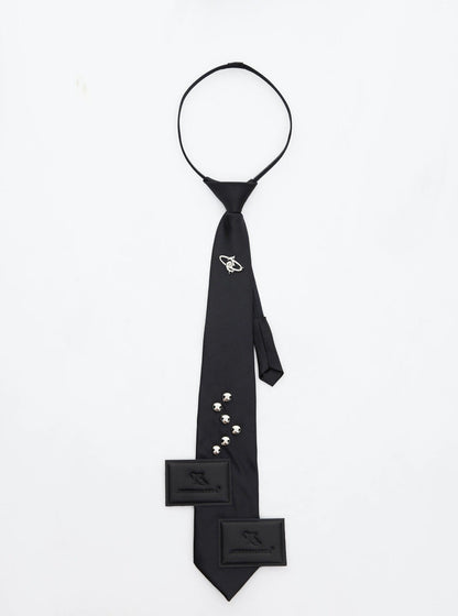 Metal Logo Necktie WN2374
