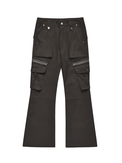 Multi-Pocket Straight-Leg Cargo Pants WN3898