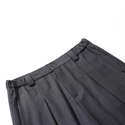 Drape Pleats Cropped Half Pants WN25777