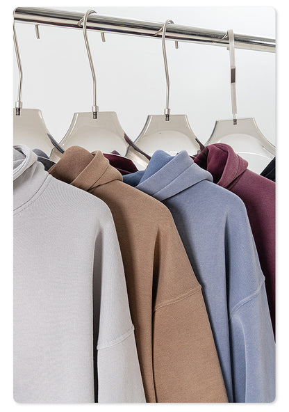 Oversize Fleece Lining Washed Pullover Hoodie WN9924