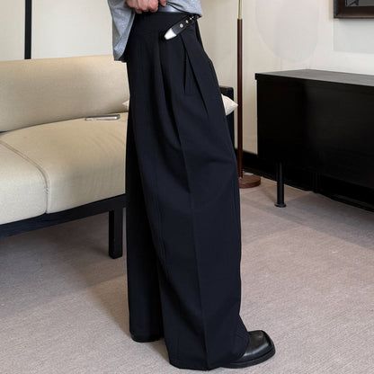 Pleats Wide Leg Trousers WN25025