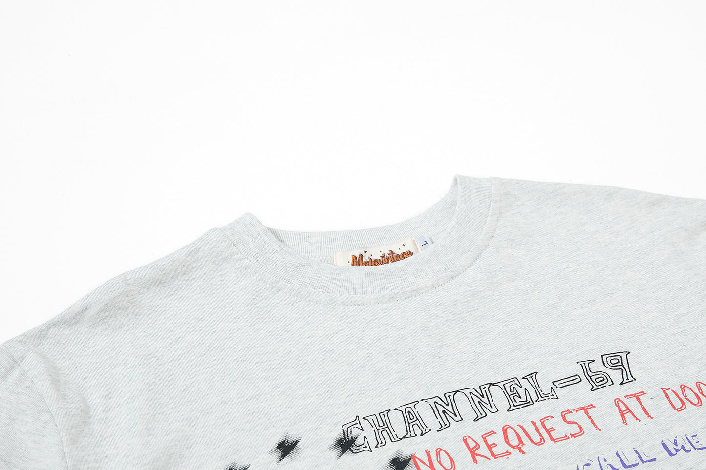 Illustration Letter Print Short Sleeve T-Shirt WN25402