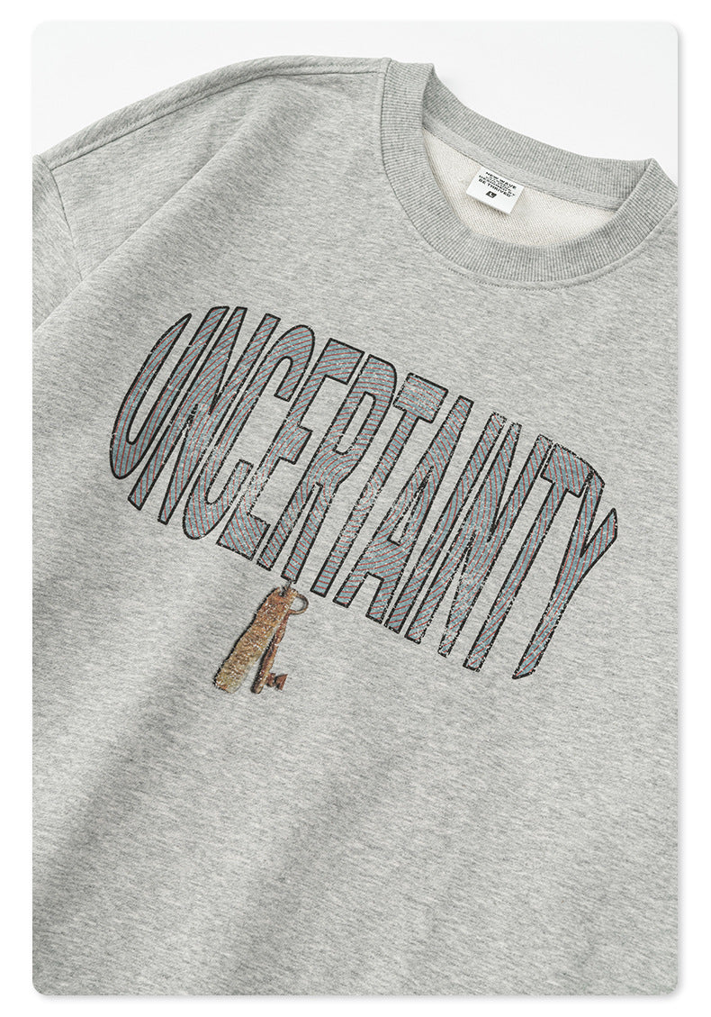 Oversize Round Neck Sweatshirt WN9939