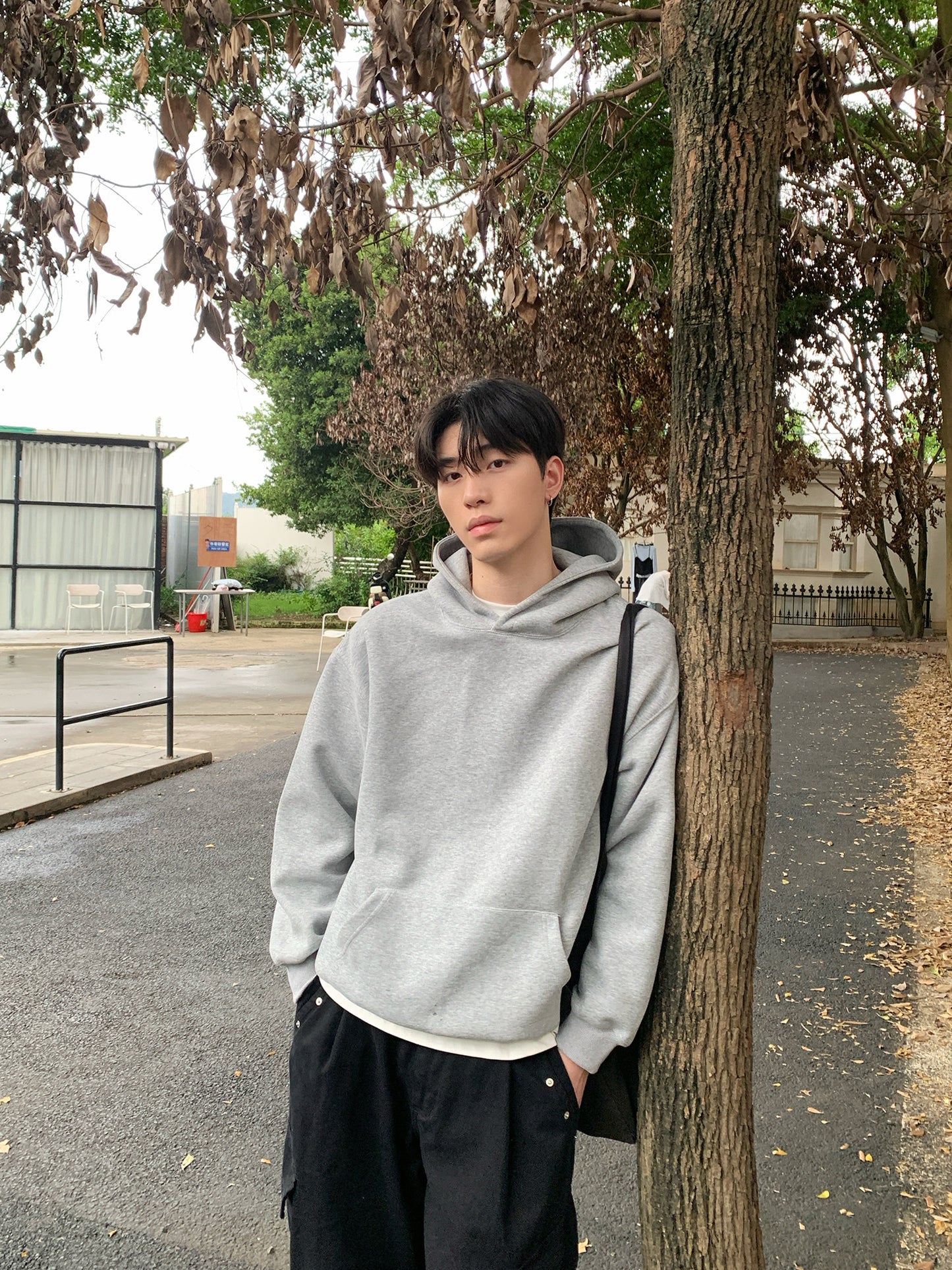 Plain Oversize Hoodie WN24947