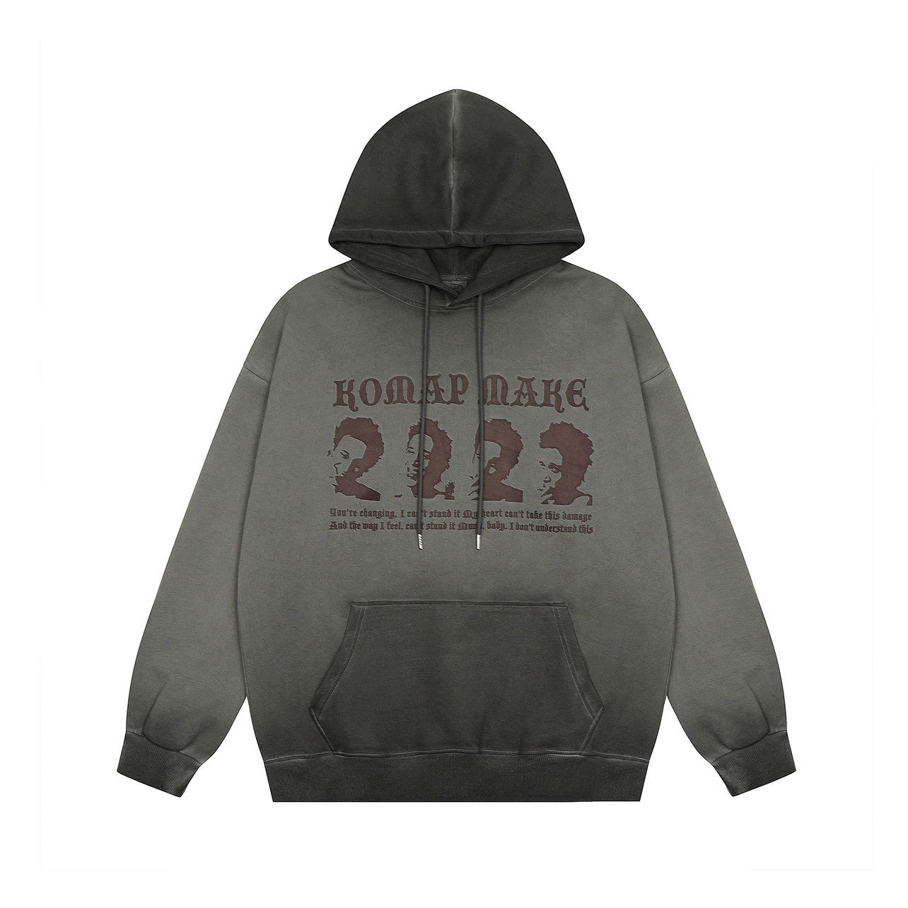 Hip-Hop Print Pullover Hoodie WN8351