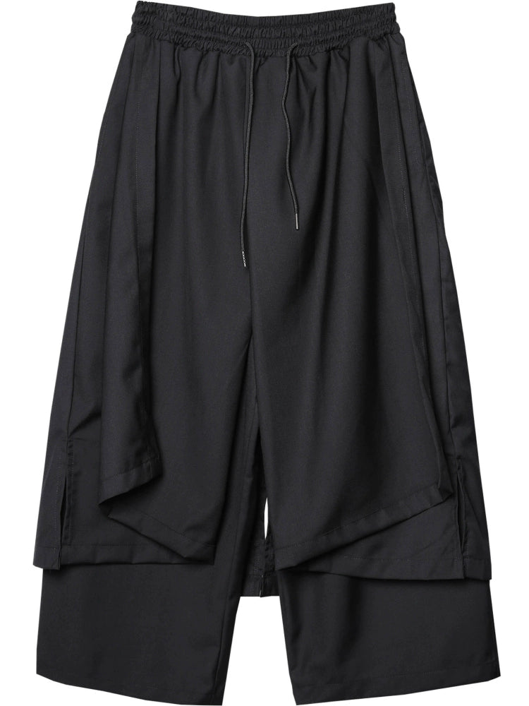 Deconstructed Multi Layer Wide Leg Pants WN22341