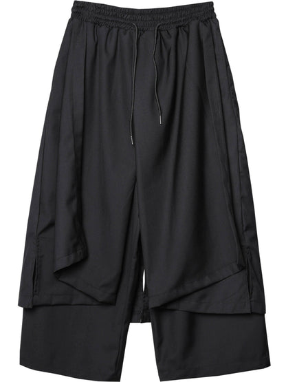 Deconstructed Multi Layer Wide Leg Pants WN22341