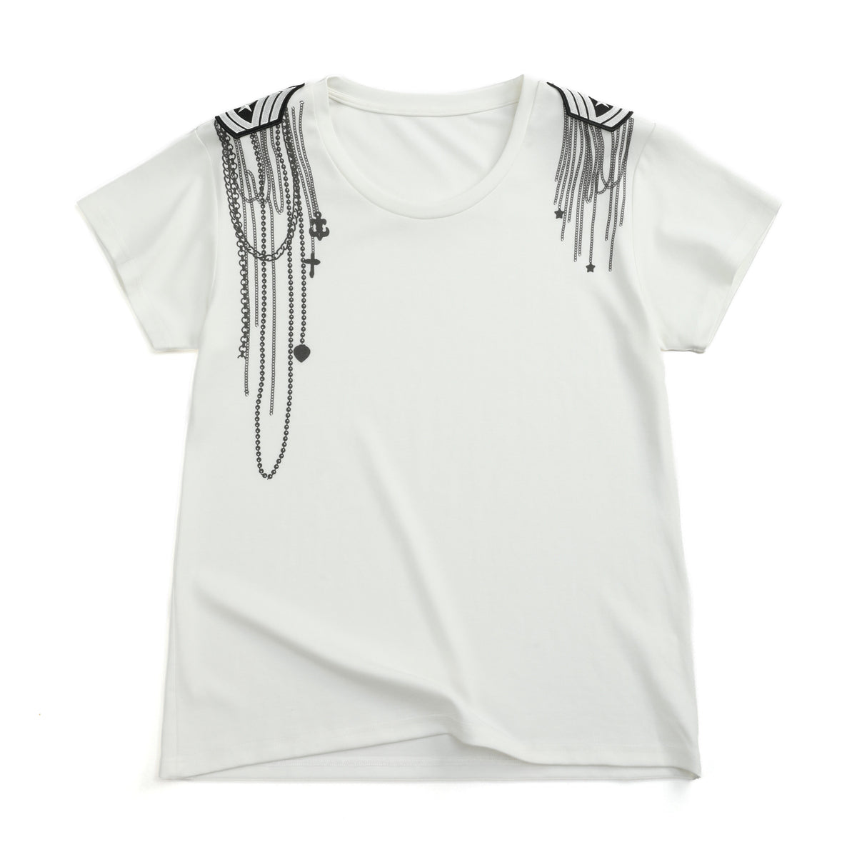 Wing Print Short Sleeve T-Shirt WN27190