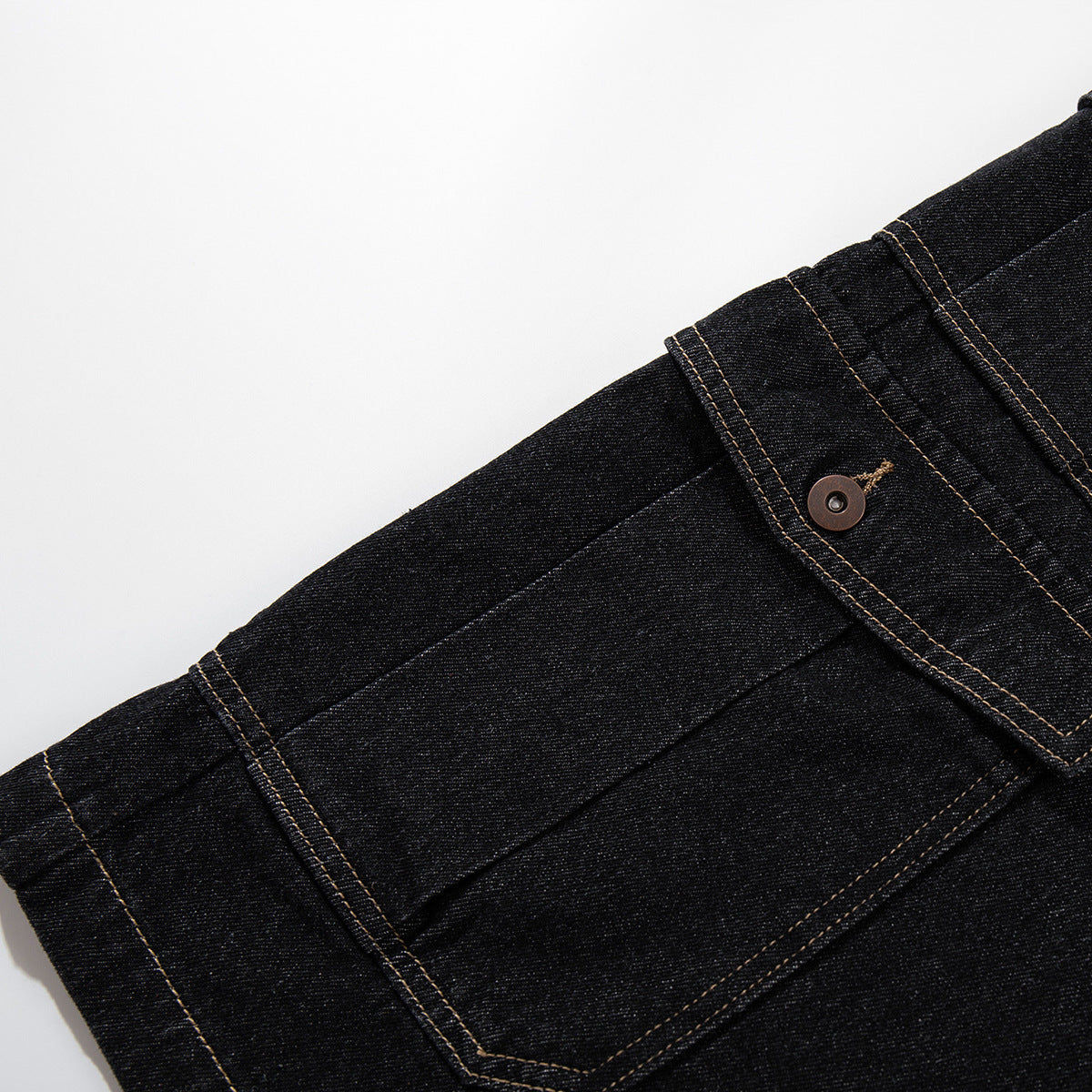 Wide Cargo Denim Half Jeans WN25807