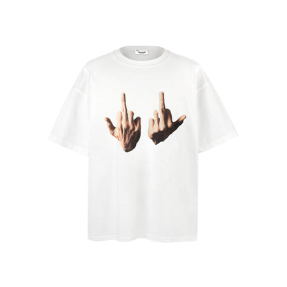 Graphic Print Oversize Short Sleeve T-Shirt WN25954