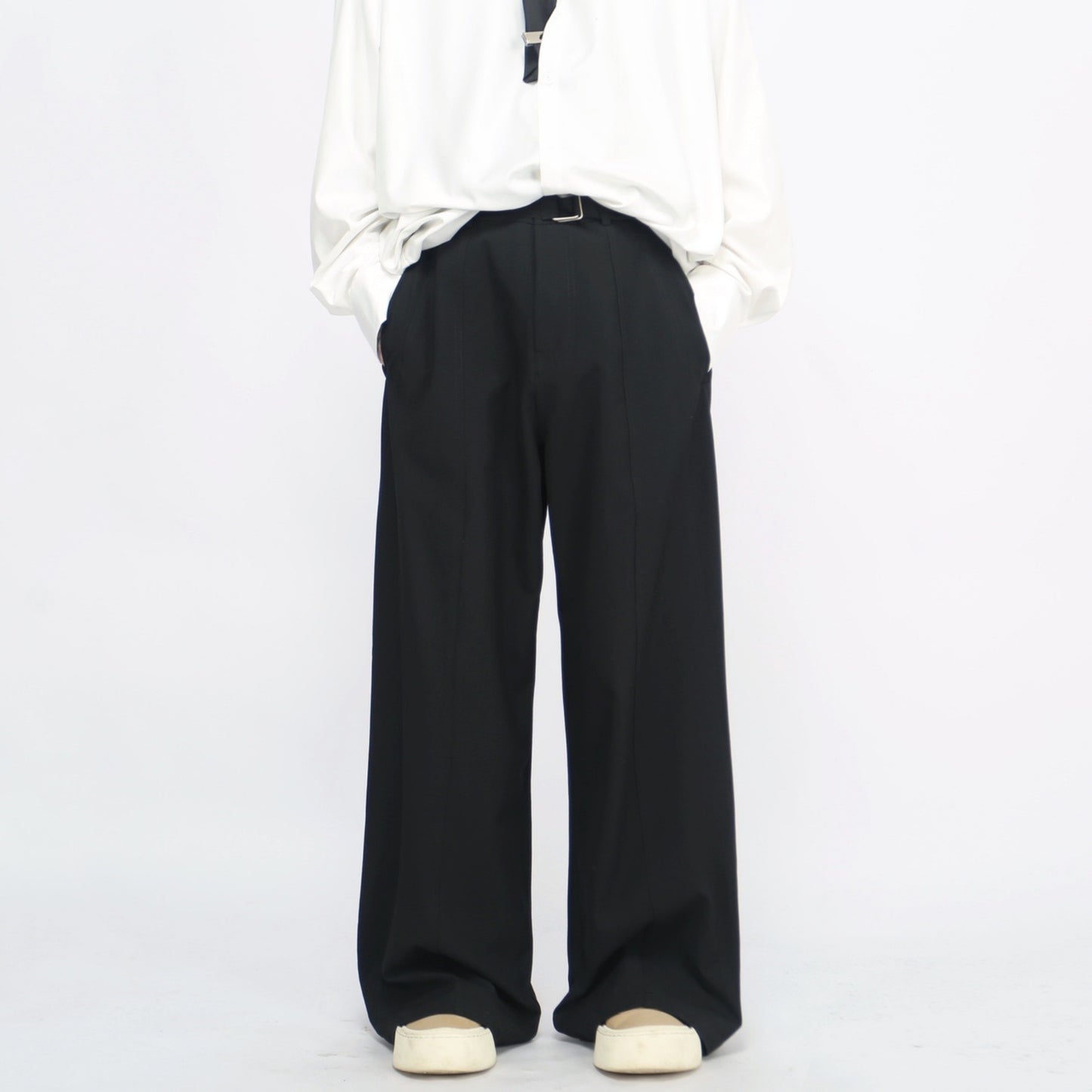 Wide-Leg Straight Trousers WN8399