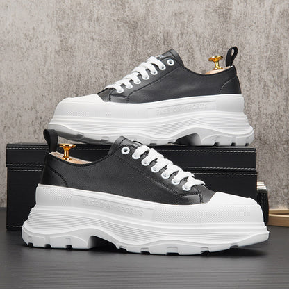 Lace Up Platform Thick Sole Sneakers WN24597