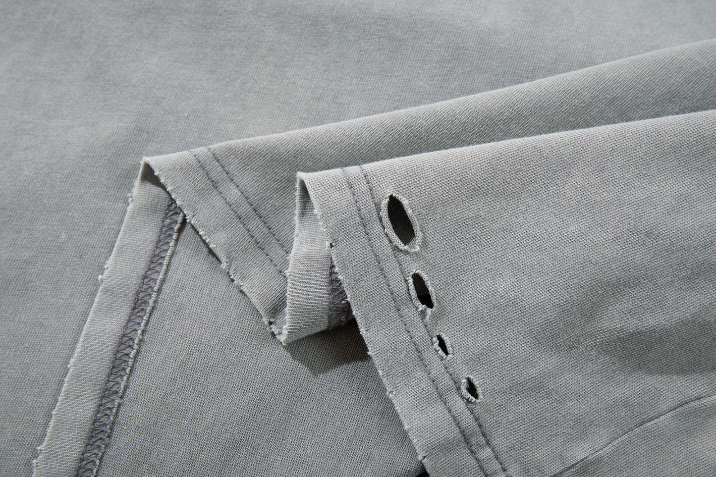 Washed Damage Short Sleeve T-Shirt WN25378