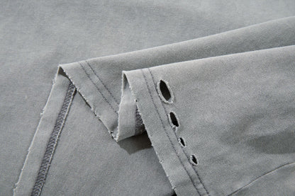 Washed Damage Short Sleeve T-Shirt WN25378