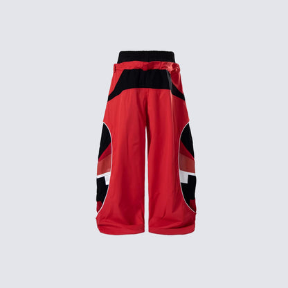 Double Waist Wide Leg Panel Detail Sweatpants WN27968
