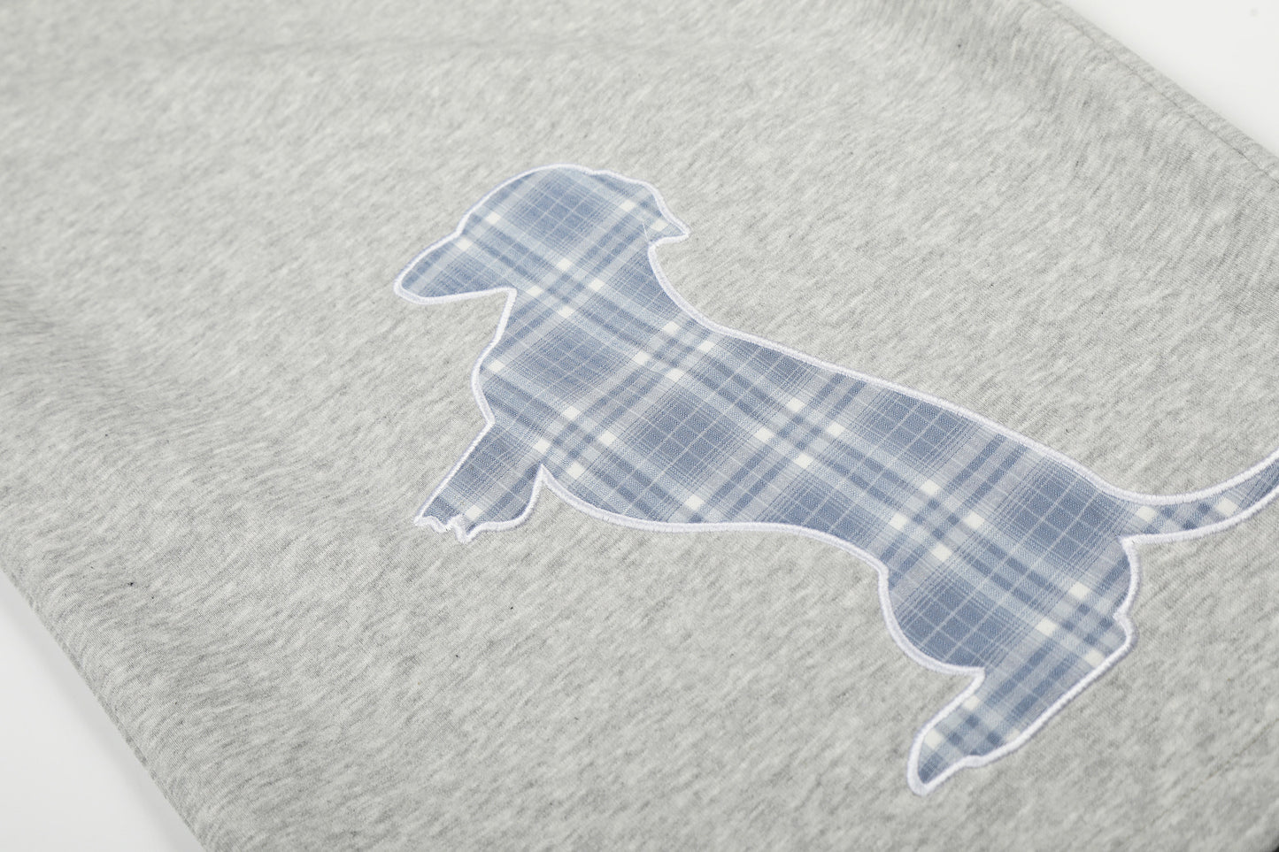 Dog Embroidery Wide Leg Sweatpants WN25812