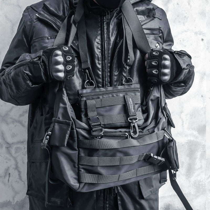 Detachable Pouch Utility Chest Bag WN22517