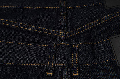 Fake Layered Double-Waist Wide Leg Denim Short Pants WN25667