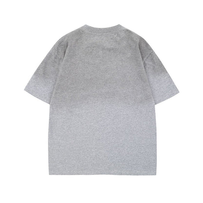 Spray Paint Beaded Oversize Short Sleeve T-Shirt WN16210