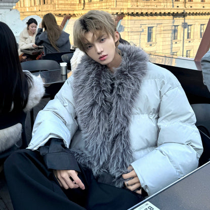 Fake Fur Oversize Thick Puffer Jacket WN20725