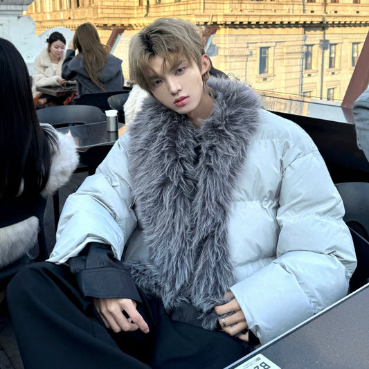 Fake Fur Oversize Thick Puffer Jacket WN20725