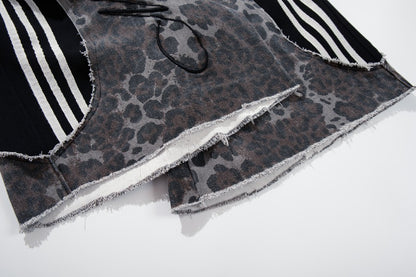 Leopard Embroidery Polo Shirt & Short Pants Setup WN27909