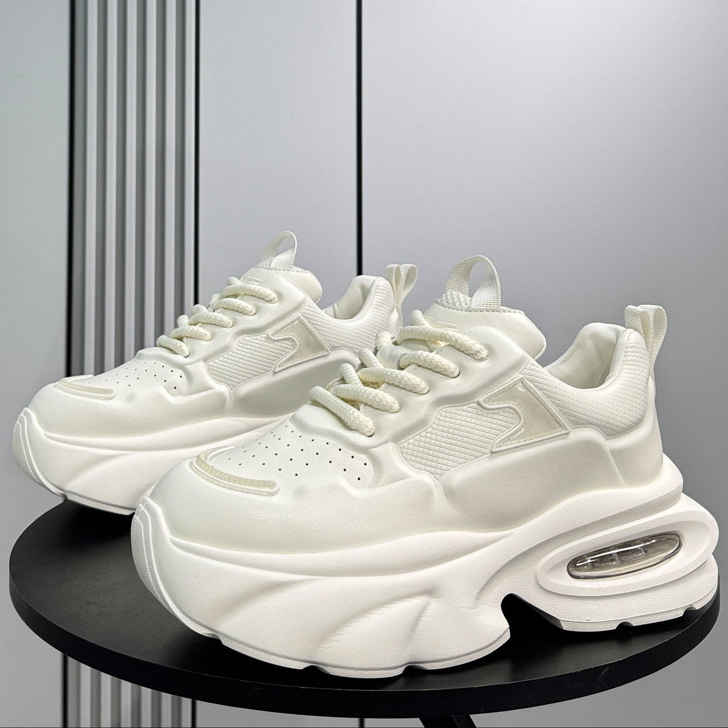 Mesh Air Sole Chunky Sole Sneakers WN24601