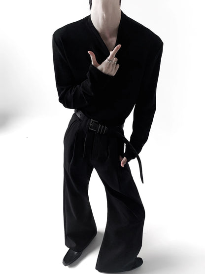 Solid Color Warm Long Sleeve T-shirt WN20361