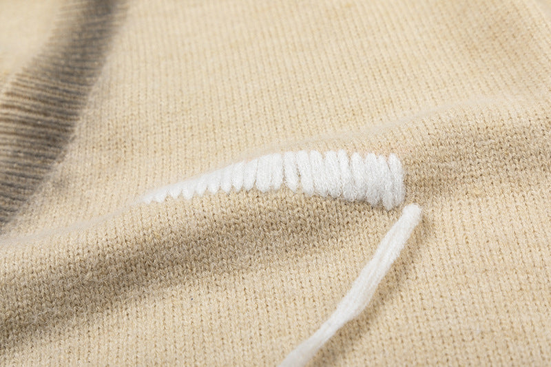 Oversize V-Neck Knit Cardigan WN11401