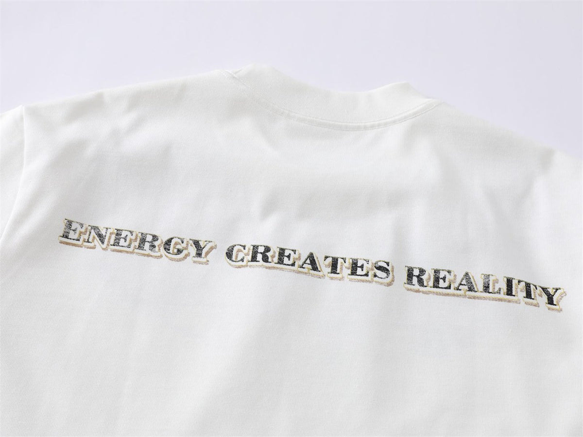 Dollar Bill Collar Print Short Sleeve T-Shirt WN26824