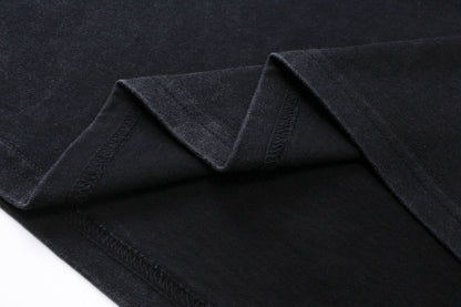 Washed Letter Short Sleeve T-Shirt WN14084