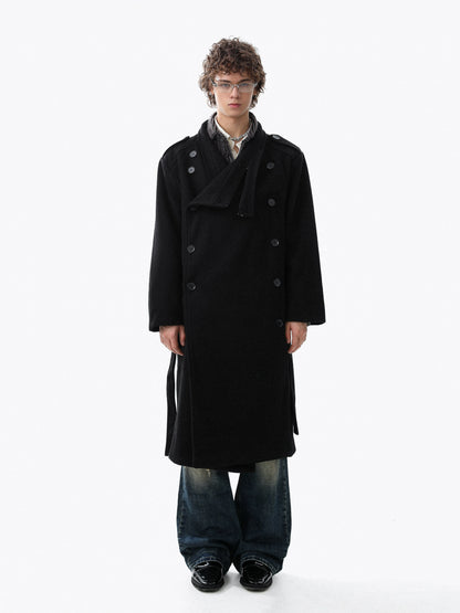 Structured Plain Long Coat WN22114