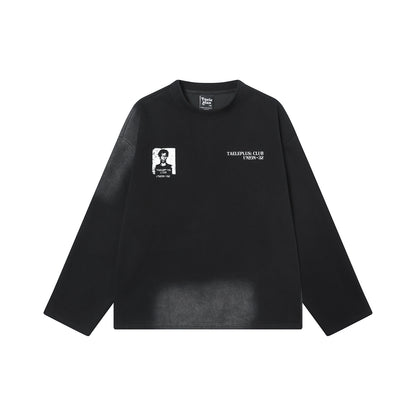 Portrait Logo Print Long Sleeve T-Shirt WN25774