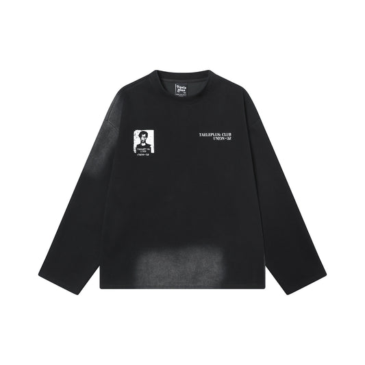 Portrait Logo Print Long Sleeve T-Shirt WN25774