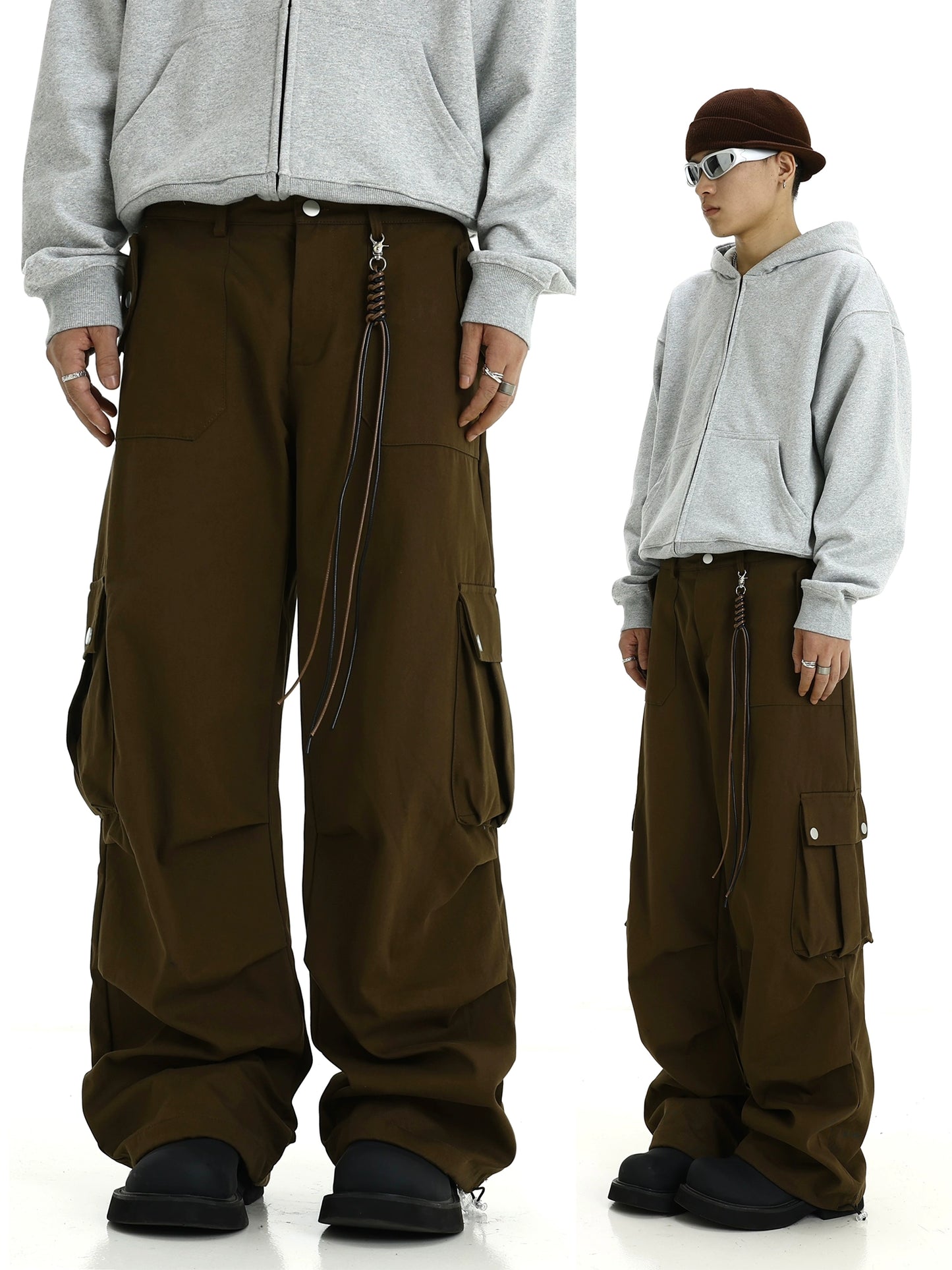 Large Pocket Workwear Cargo Pants WN5793