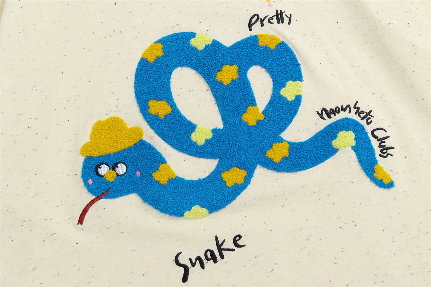 Cartoon Snake Print Short Sleeve T-Shirt WN26756