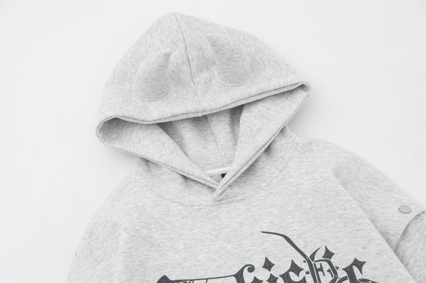 Detachable Sleeve Oversize Pullover Hoodie WN11113