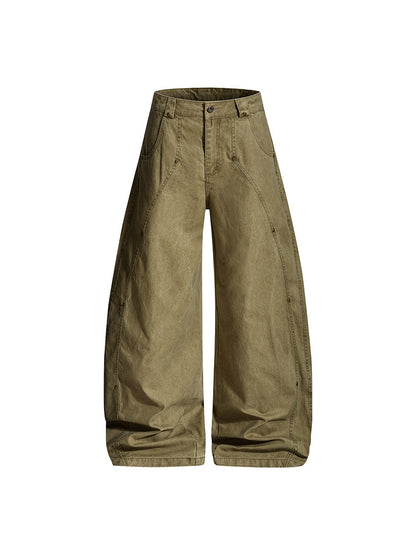Panel Seam Wide Leg Pants WN24187
