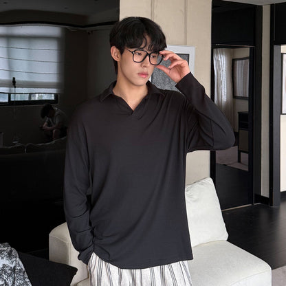 Skipper Rib Long Sleeve Polo Shirt WN24975